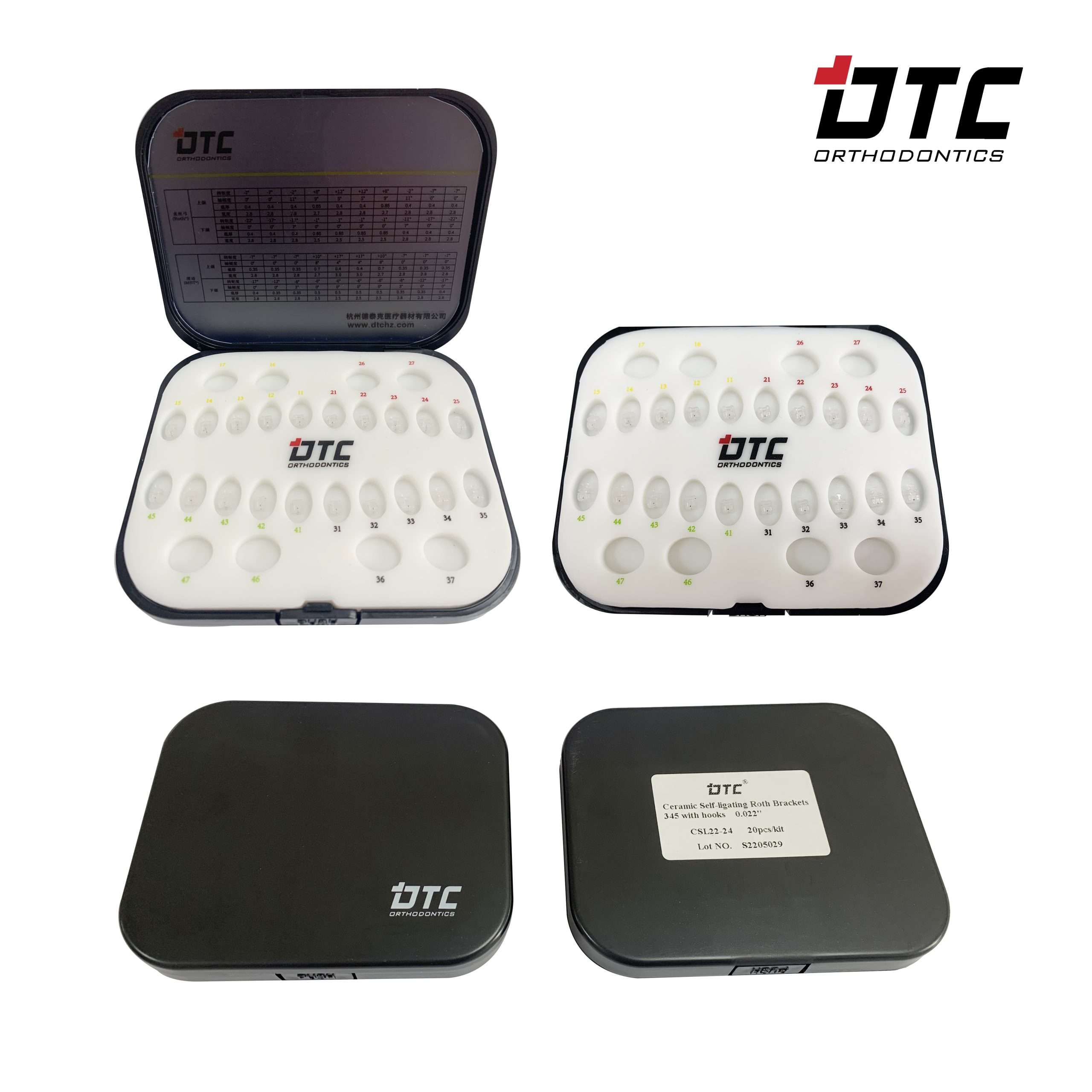package BRACKET DTC CERAMICO AUTOLIGANTE MBT CASO - Imagen 1