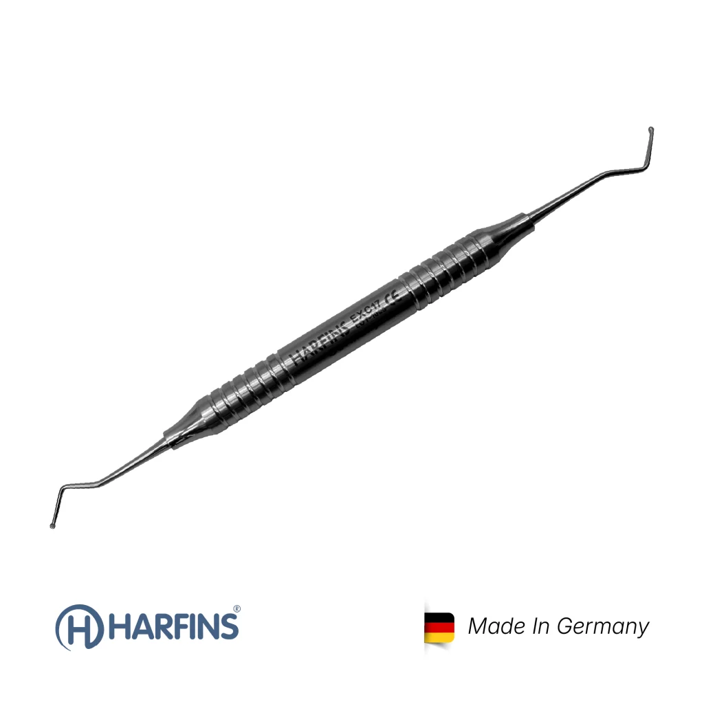 Excavador de dentina Harfins EXC 17 tipo cucharilla de doble extremo